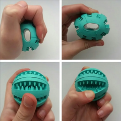 Interactive Rubber Slow Feeder Dog Ball