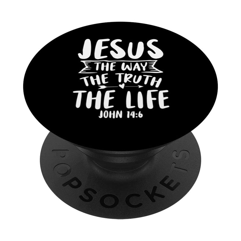 Jesus The Way The Truth Christian Faith Jesus Christ PopSockets Swappable PopGrip